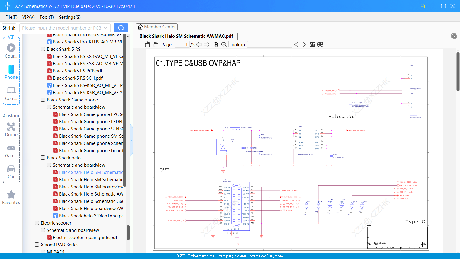 Xiaomi Black Shark Helo SM Schematic AWMA0